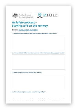 AvSafety podcast - Staying safe on the runway