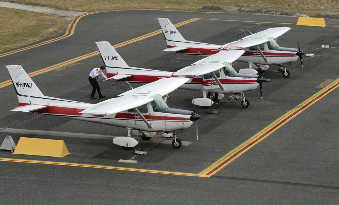 Three aircrafts landed at airport