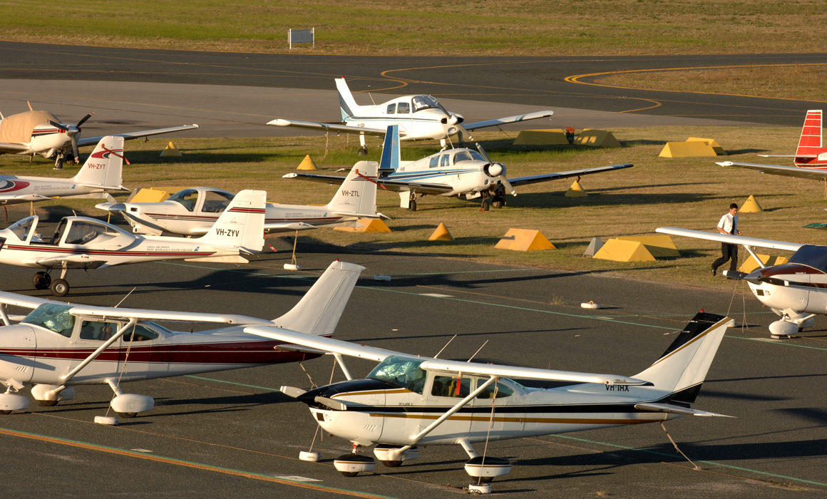 Cessna aircraft at Jandakot Airport