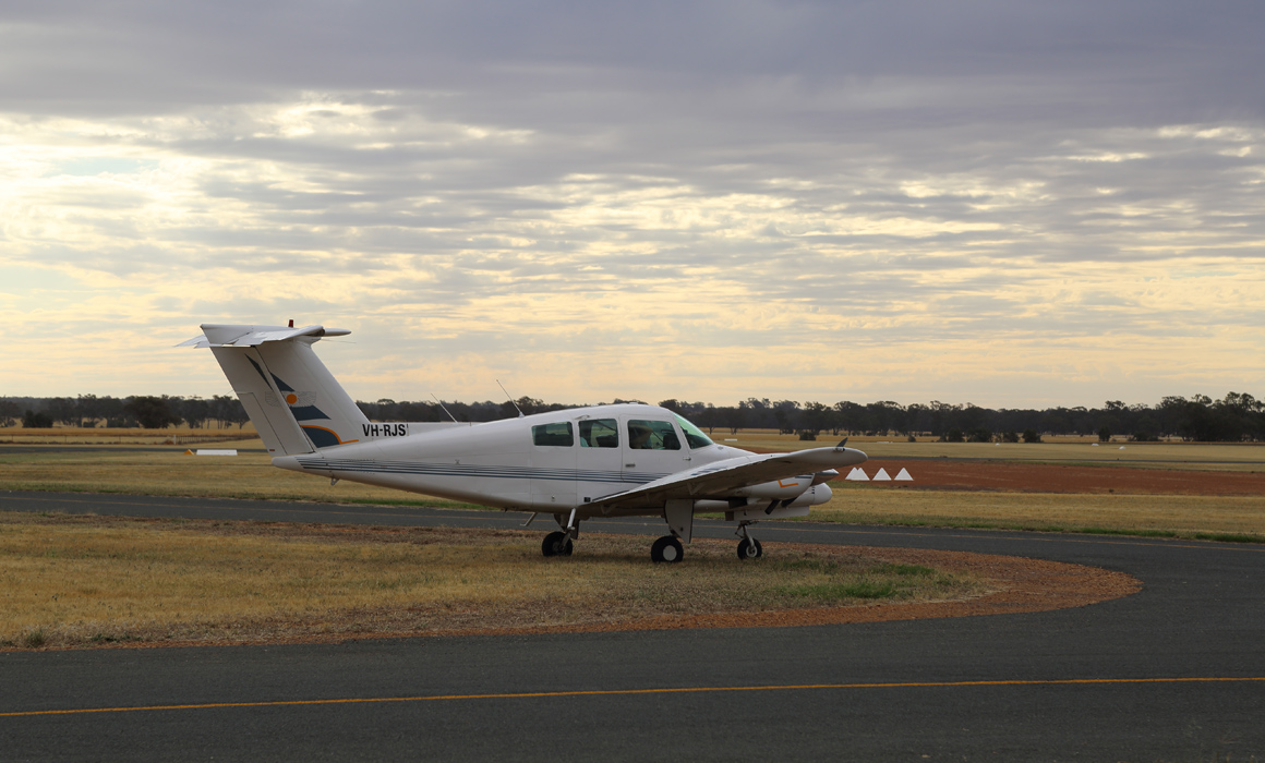 Beechcraft 76 at Warbirds Downunder Airshow. Temora, 2013.