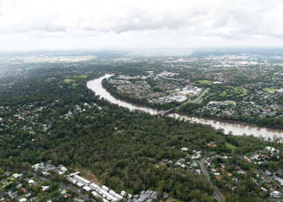 Centenary Bridge inbound to Archerfield from TV towers