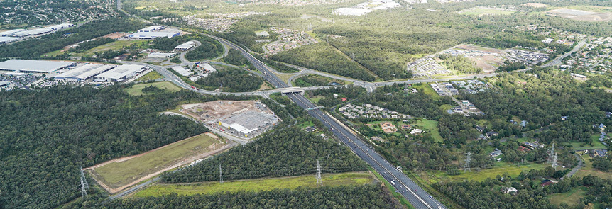 Intersection of Logan Motorway and Wembley Road