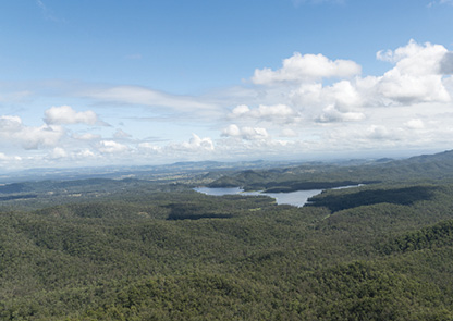 Lake Manchester from Archerfield direction looking west/north-west