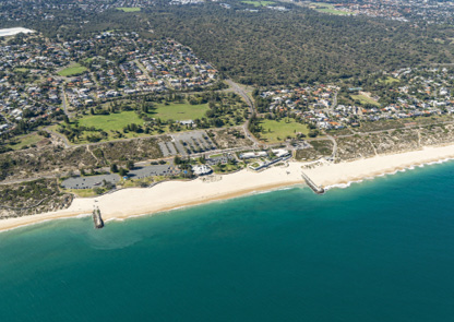 Aerial view of City Beach