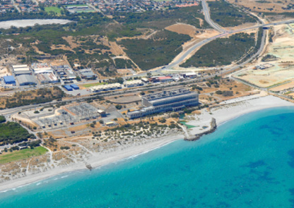 An aerial view of the South Fremantle powerhouse
