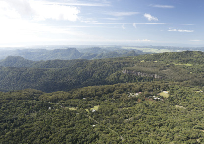 Aerial view of Springbrook