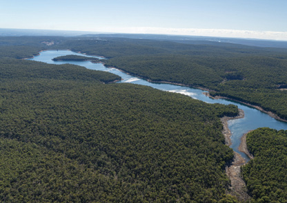 Aerial view of Wugong Reservoir