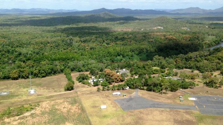 Aerial view of Cooktown aerodrome