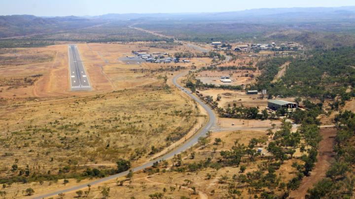 Aerial view of Mount Isa aerodrome