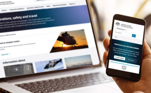 New CASA website