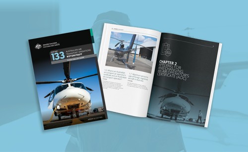 CASR Part 133 Australian air transport operations (rotorcraft) Plain english guide cover