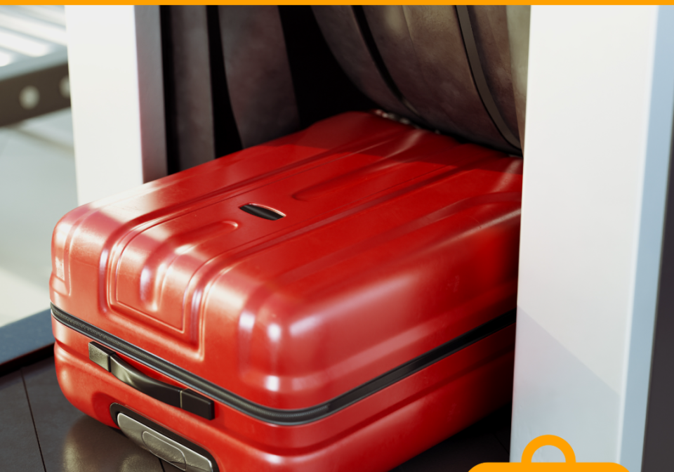Baggage screening social media post
