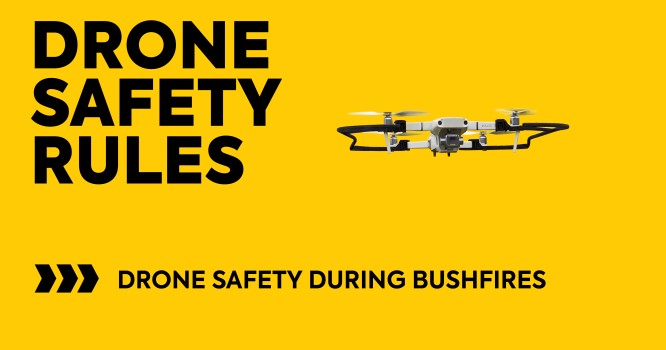 Drone - during bushfires