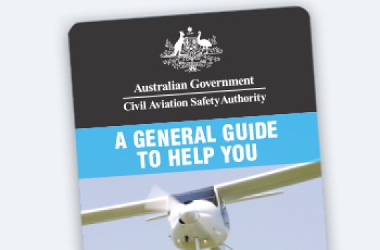 The cover of the "A general guide to help you aviate-navigate-communicate' card