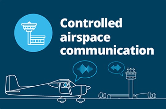 Controlled airspace communication