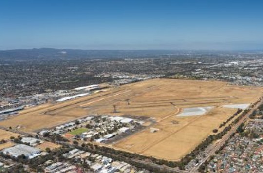 Aerial view of Parafield aerodrome