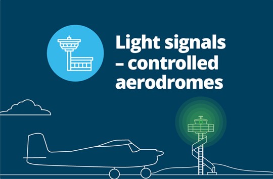 Light signals - controlled aerodromes