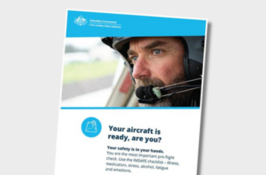 Your aircraft is ready, are you?