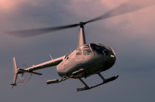 Helicopter hovering