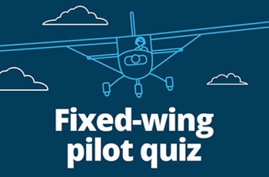 Fixed-wing pilot quiz tile 