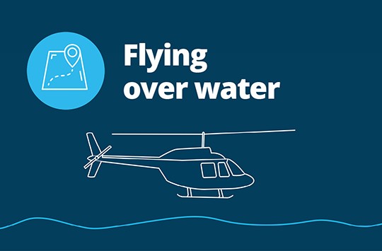 Flying over water - PSH