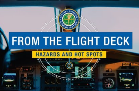 From the flight deck - Hazards and hot spots