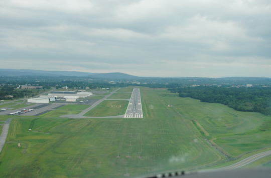 Stabilised approach and landing