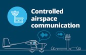 Controlled airspace communication