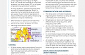 Flying near parachuting operations card