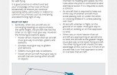 Rules of the air: overtaking, right of way and avoiding collisions card