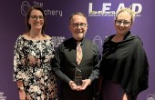 CASA staff members receive the LEAD award