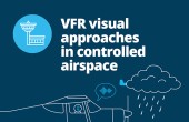 VFR visual approaches in controlled airspace