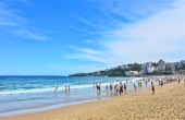 News of drone safety rules at Coogee Beach