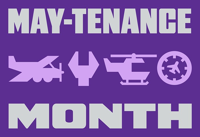 May-tenance Month news article