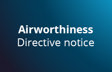 Airworthiness Directive notice