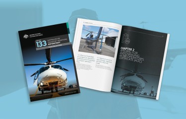 CASR Part 133 Australian air transport operations (rotorcraft) Plain english guide cover
