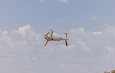 A large RPA being flown