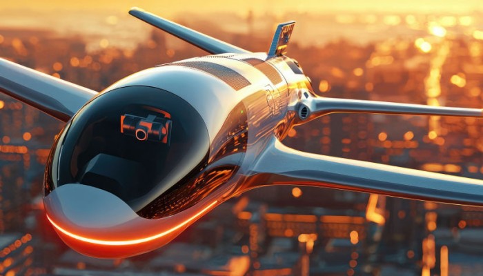 image of an aircraft flying