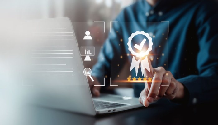 image of a person using a laptop