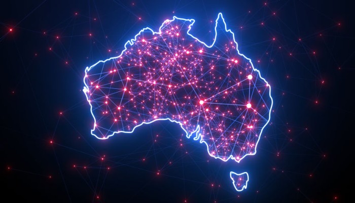 image of generated Australia map