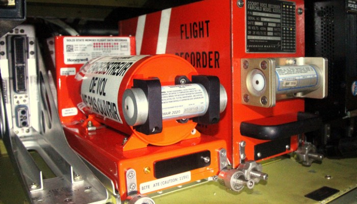 Image of a flight recorder