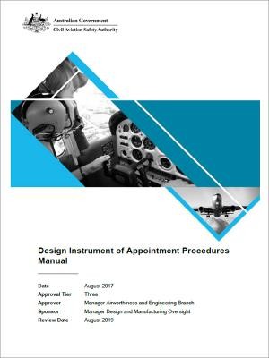 Cover of design instrument of appointment procedures manual