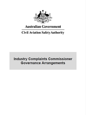Cover of industry complaints commissioner governance arrangements