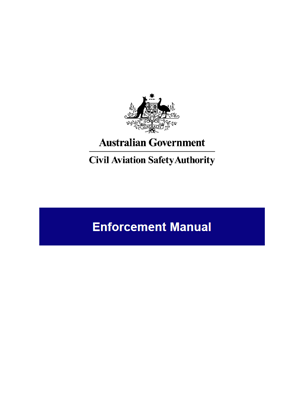 Cover of enforcement manual