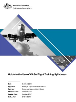 Sample syllabi flying training organisations cover