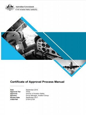 Cover of Certificate of Approval process manual