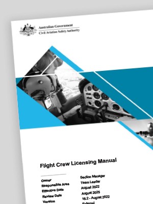 Australian Government Civil Aviation Safety Authority - Flight Crew Licensing Manual cover
