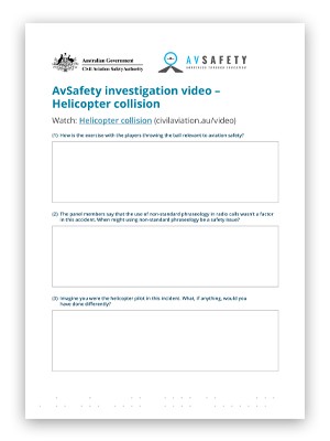 AvSafety investigation video - Helicopter collision