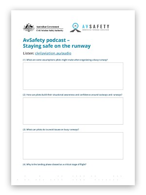 AvSafety podcast - Staying safe on the runway