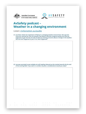 AvSafety podcast – Weather in a changing environment